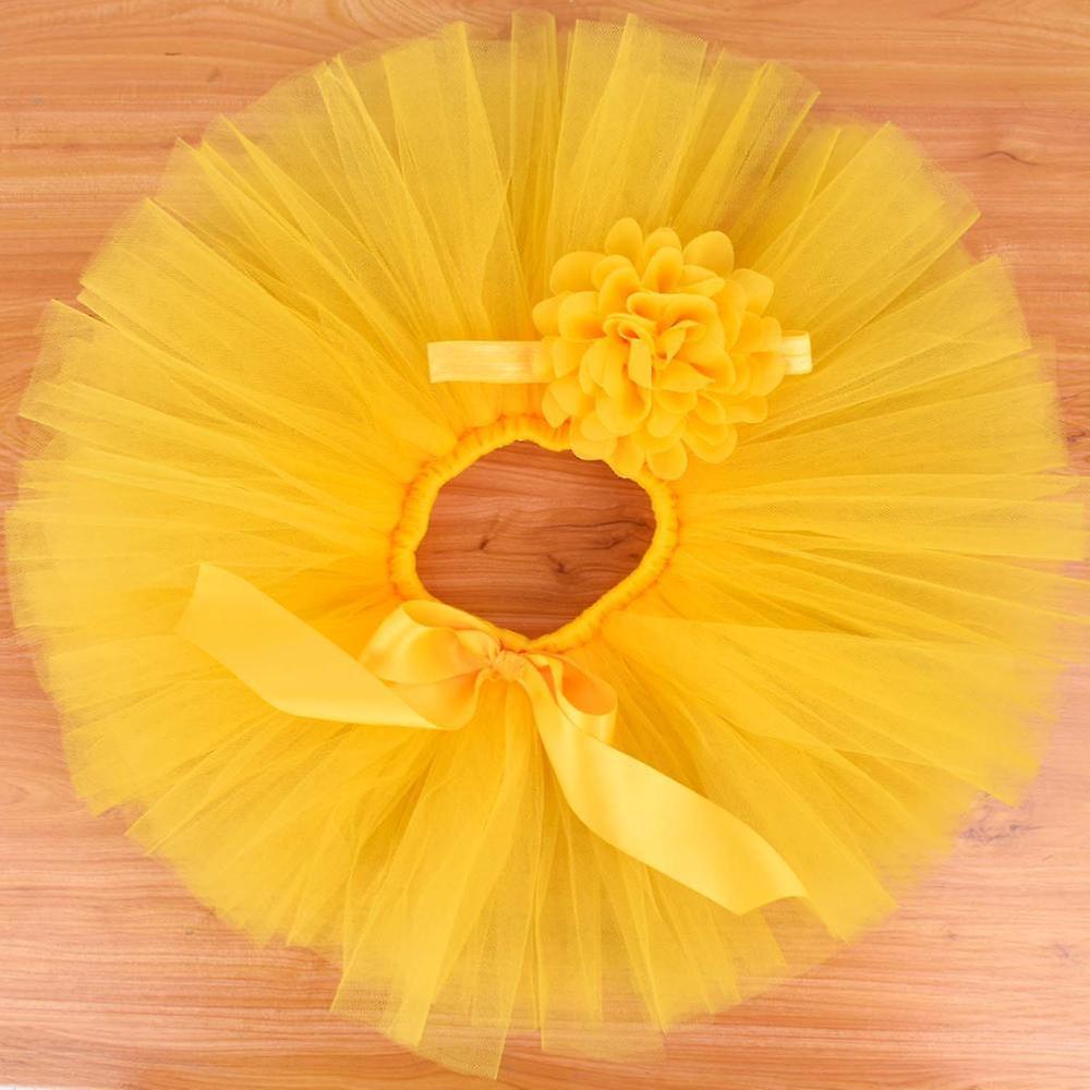 Yellow tutu hot sale baby